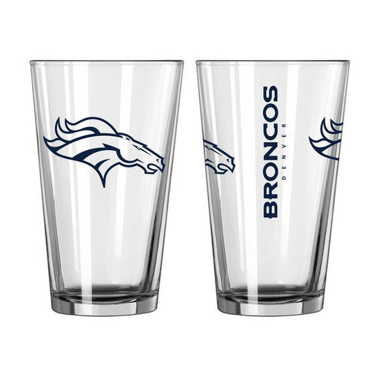 Denver Broncos Game Day Pint Glass