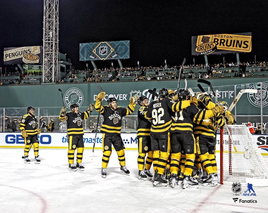 Boston Bruins 2023 Winter Classic Champions Team Celebration 8" x 10" Hockey Photo