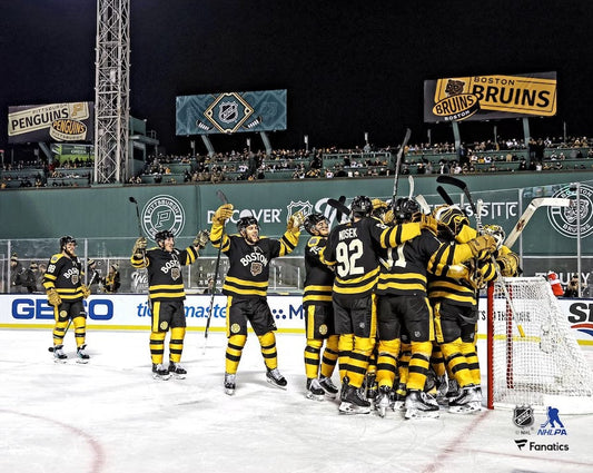 Boston Bruins 2023 Winter Classic Champions Team Celebration 8" x 10" Hockey Photo
