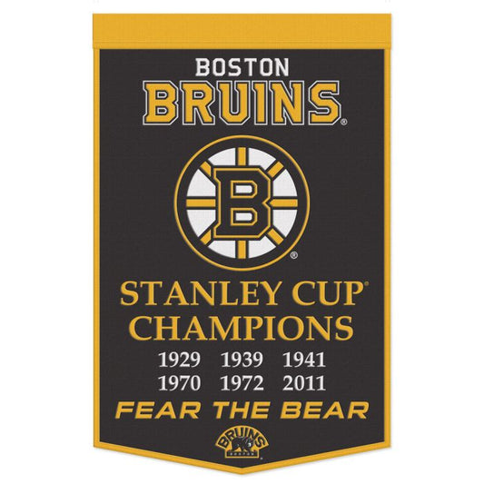 Boston Bruins 24" x 38" Primary Wool Banner