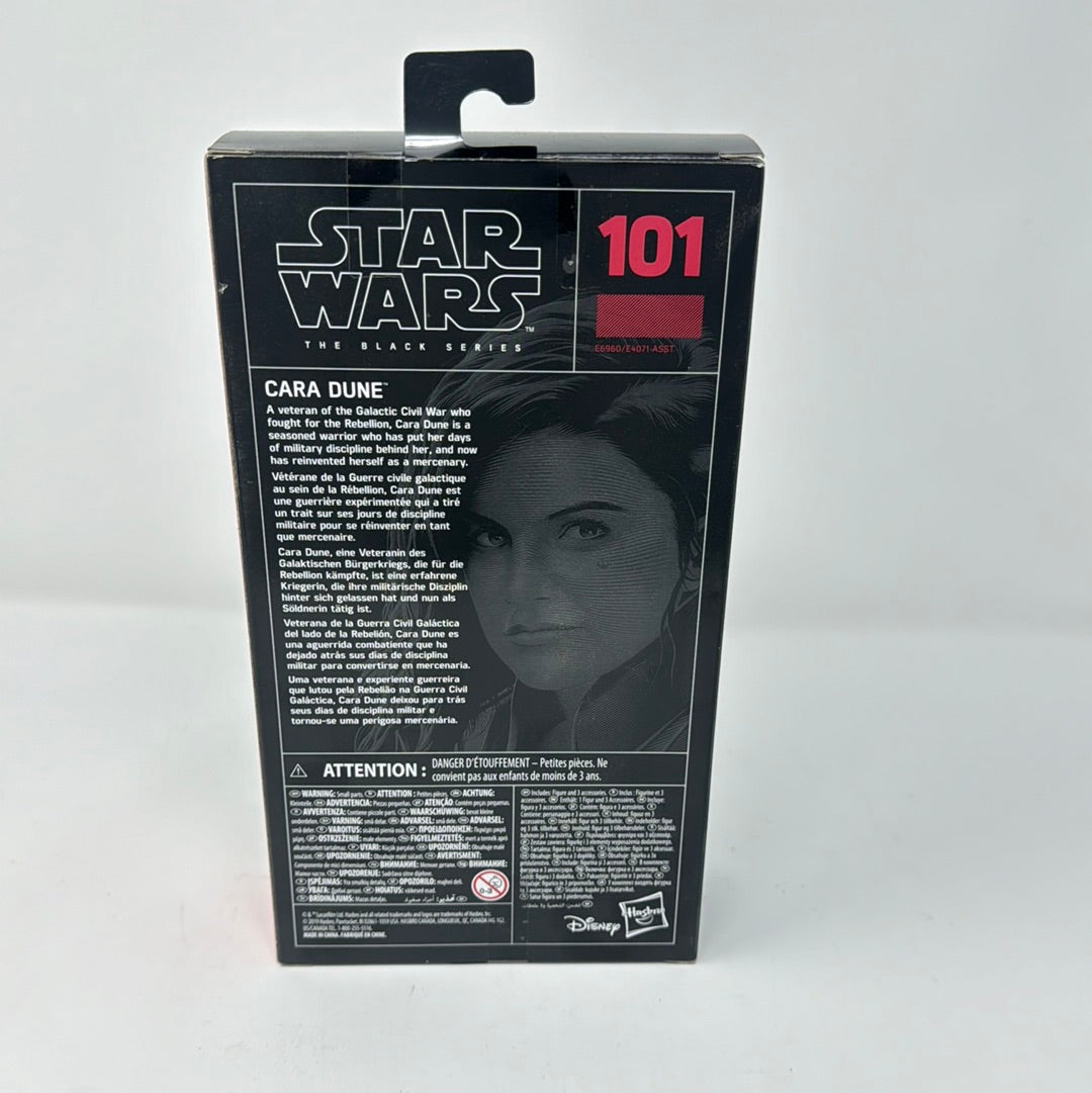 Star Wars Black Mandalorian Cara Dune Deluxe Action Figure
