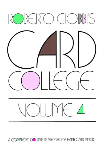 Card College Vol 4 - Roberto Giobbi