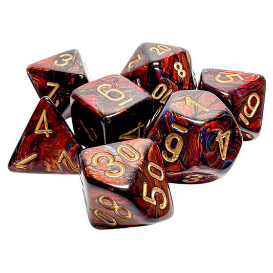 7-set Mega Hedrals: Scarab Blue Blood/Gold