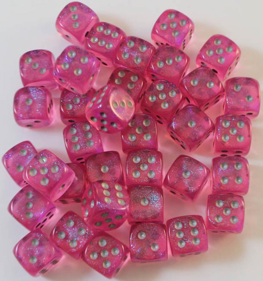 Chessex: D6 Borealis Dice Set - 12mm
