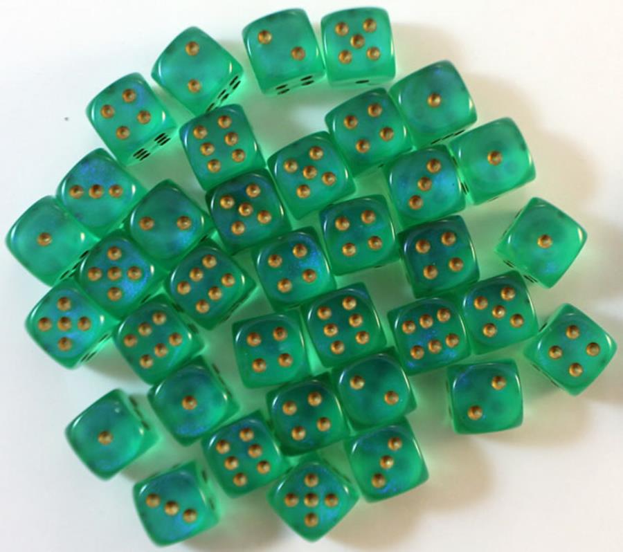 Chessex: D6 Borealis Dice Set - 12mm