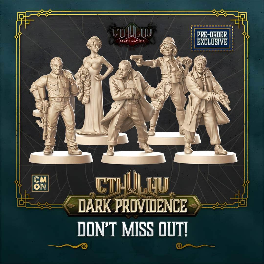 Cthulhu: Death May Die - Dark Providence Crowdfunding Exclusive Investigators