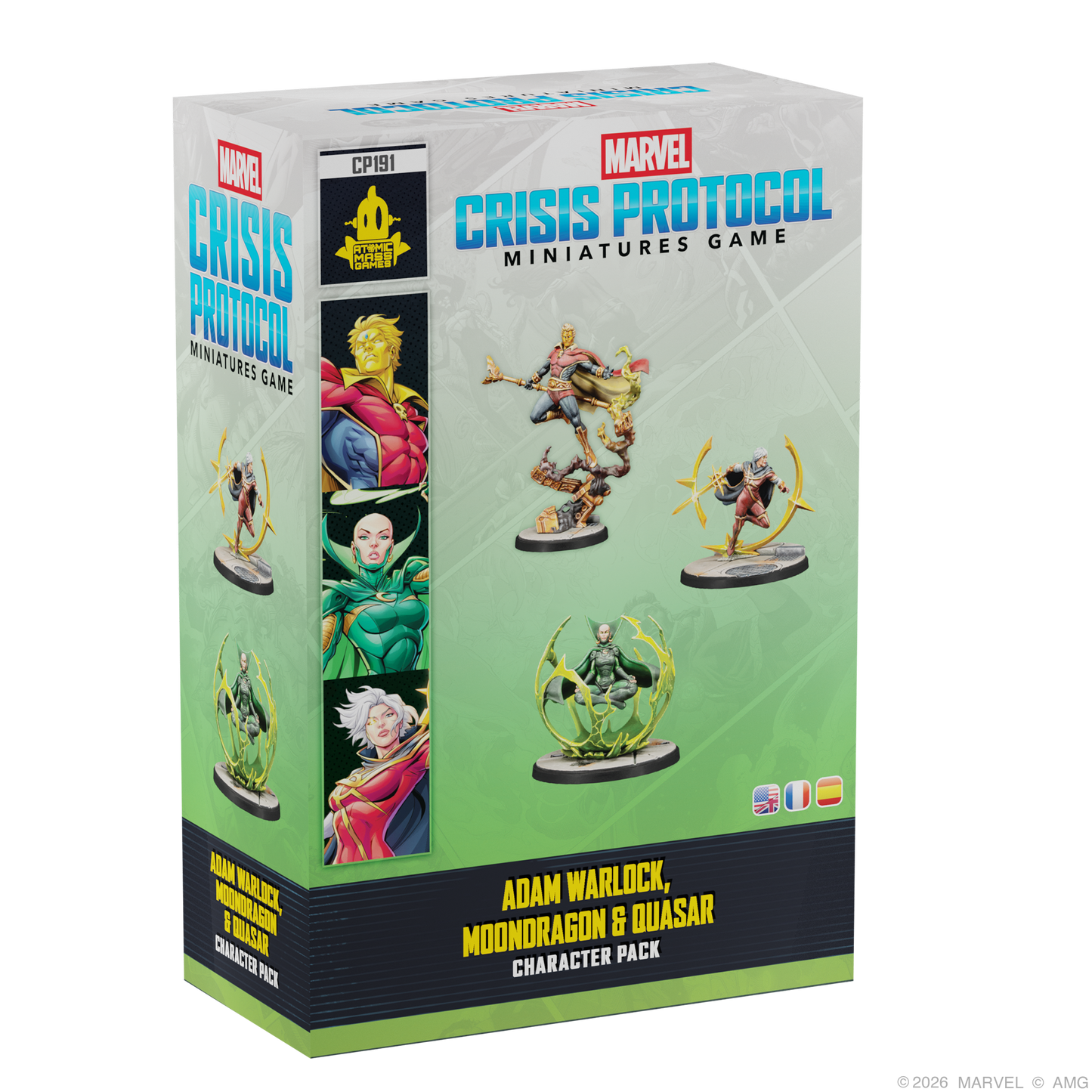 Marvel Crisis Protocol: Adam Warlock, Moondragon & Quasar