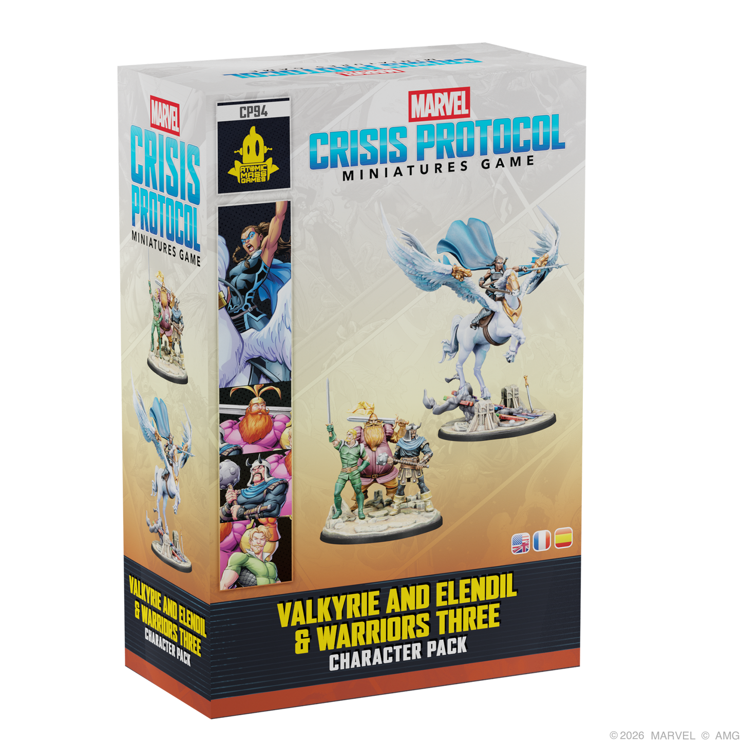Marvel Crisis Protocol: Valkyrie on Elendil & Warriors Three
