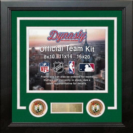 Boston Celtics Custom NBA Basketball 8x10 Picture Frame Kit (Multiple Colors)