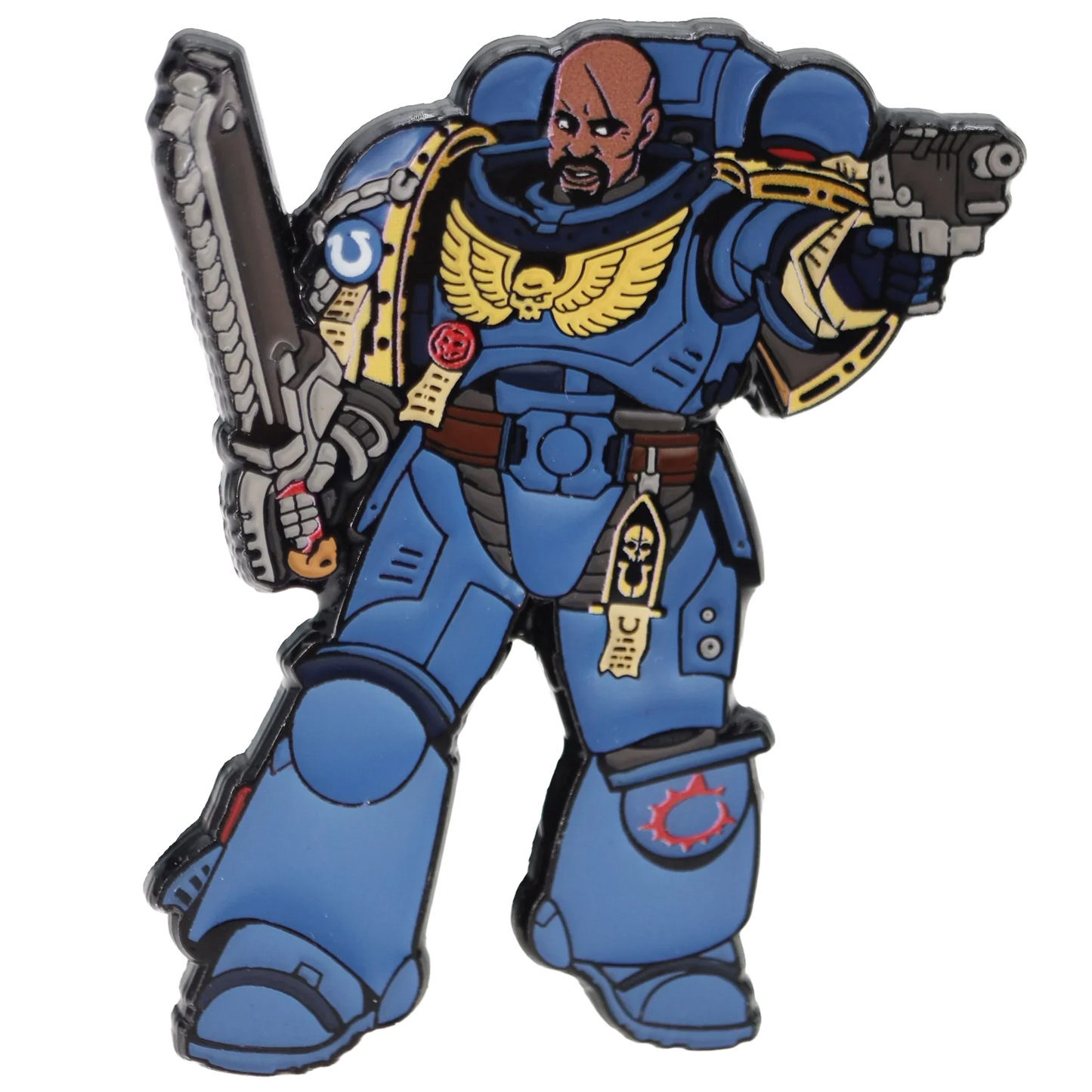 Foam Brain Mystery Loot: 40K Enamel Pins - Ultramarines vs Tyranids