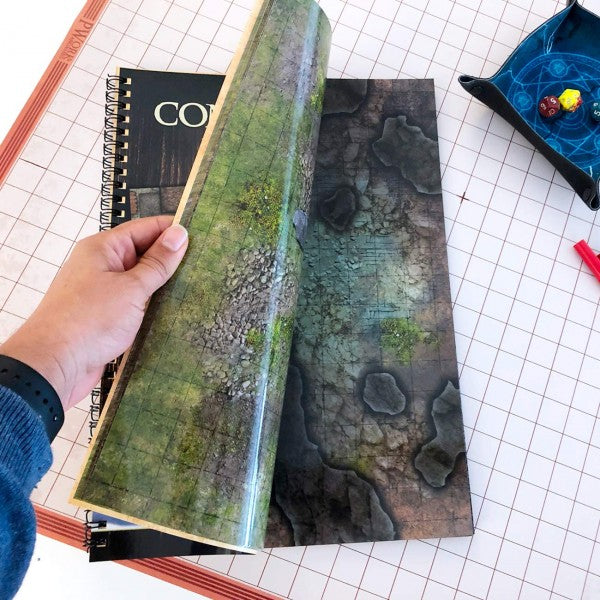 Combat Book 1: Fantasy Rewritable Combat Maps for Tabletop RPGs