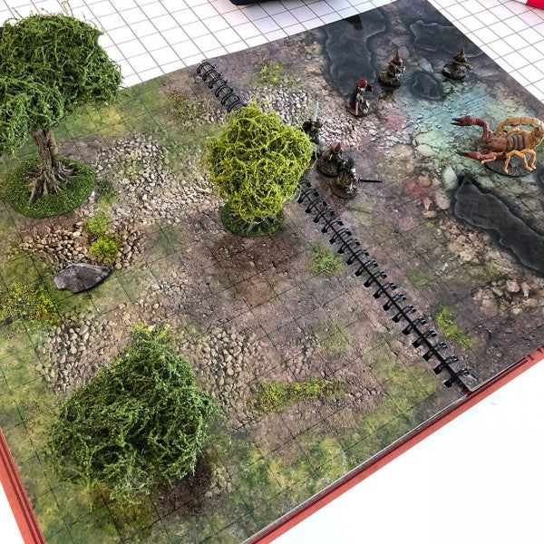 Combat Book 1: Fantasy Rewritable Combat Maps for Tabletop RPGs