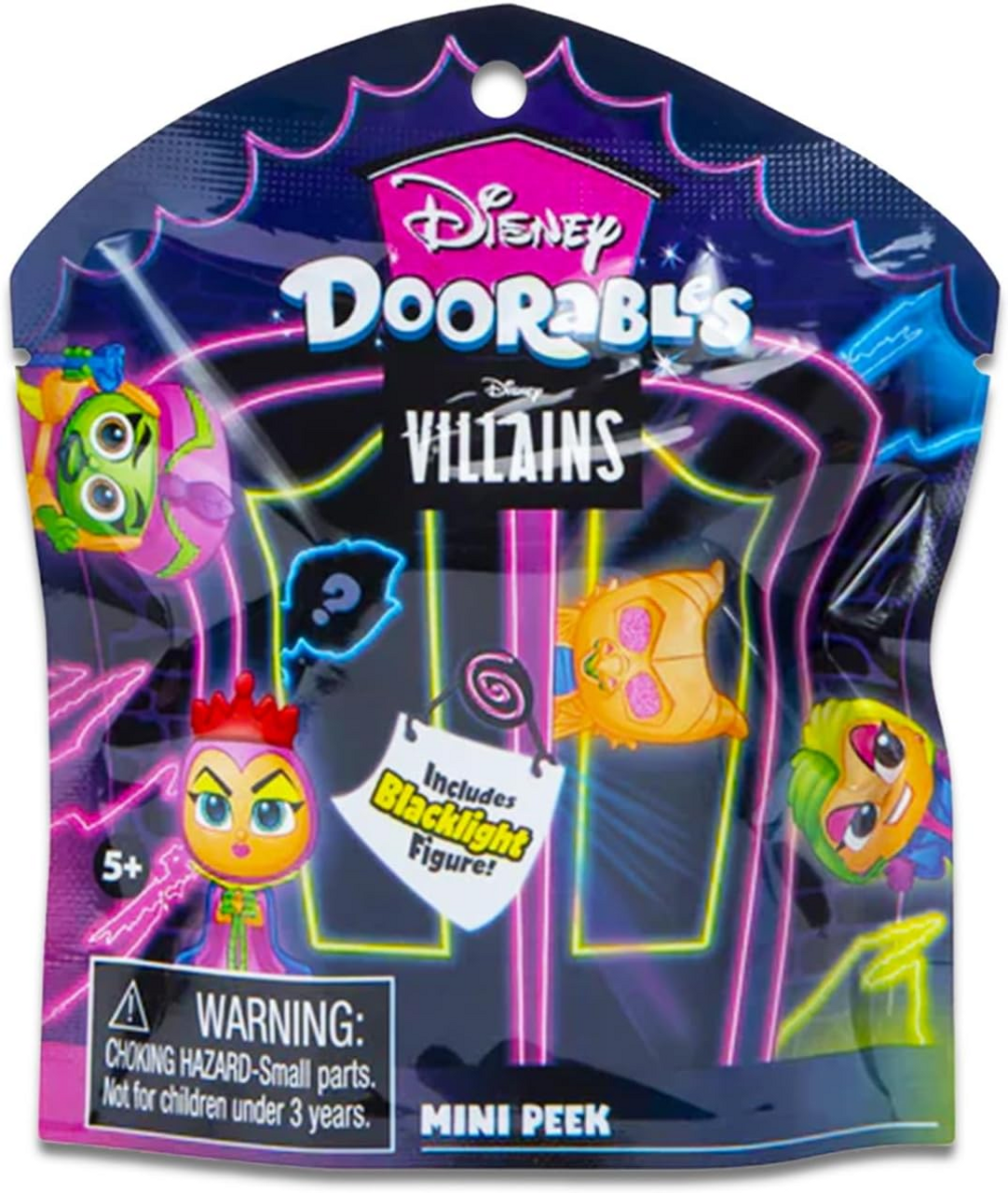 UCC Distributing: Disney Doorables - Mini Peek - Villains - Blacklight - Blind Pack