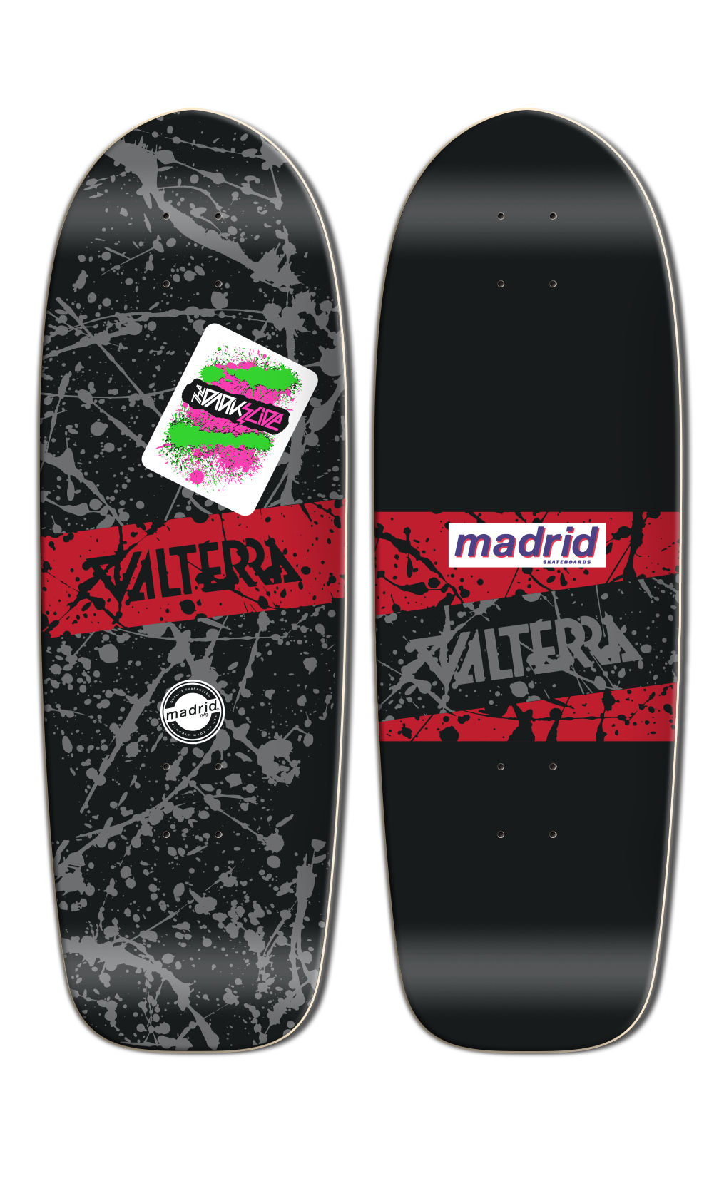Valterra x Madrid Marty Dark Slide Exclusive Complete Skateboard BTTF