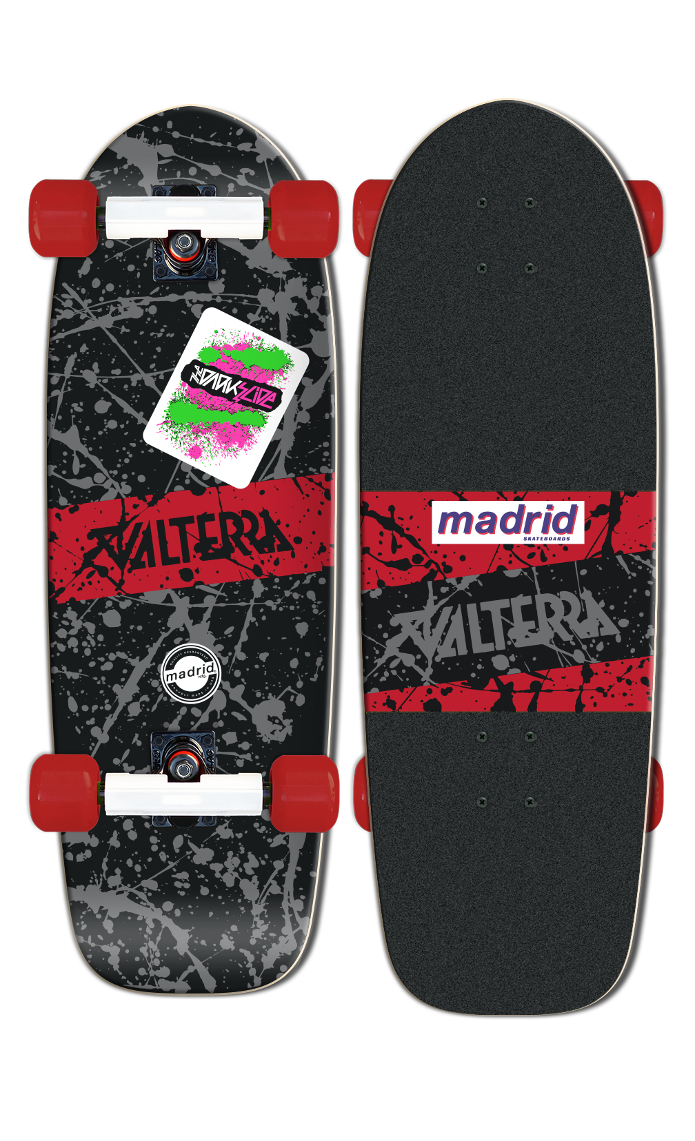 Valterra x Madrid Marty Dark Slide Exclusive Complete Skateboard BTTF