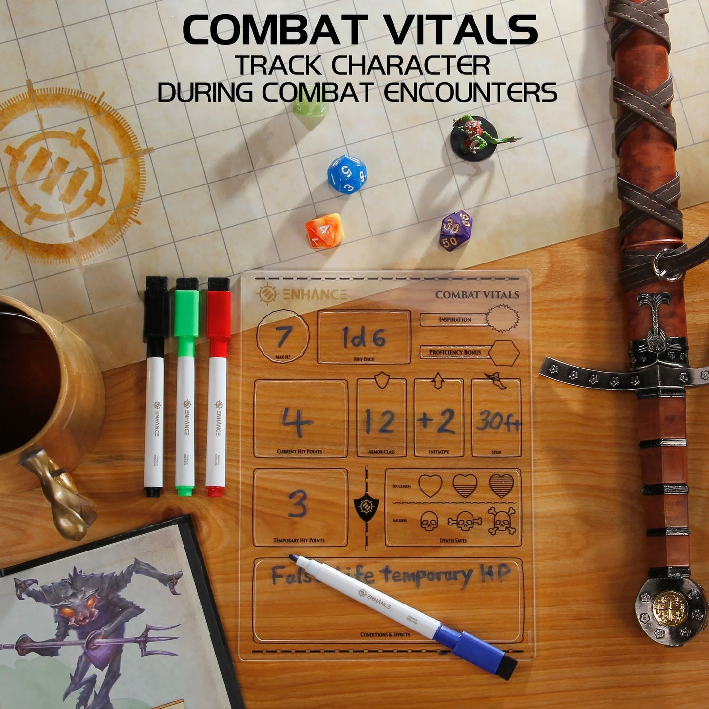Enhance: Acrylic Character Sheet Set
