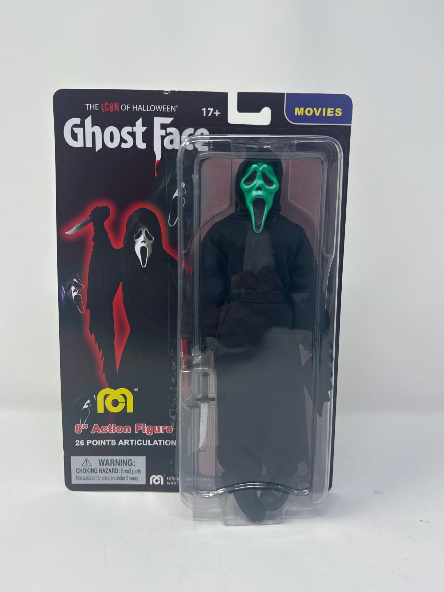 Mego Horror Ghostface Assorted Colors Face 8in Action Figure