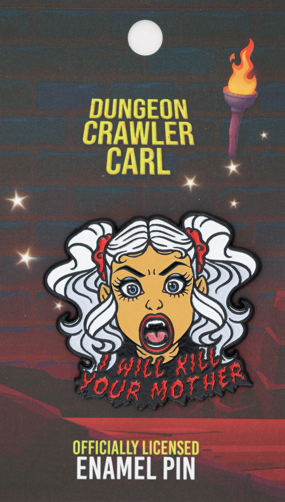 Foam Brain Games: Enamel Pin - Dungeon Crawler Carl - Samantha IWKYM