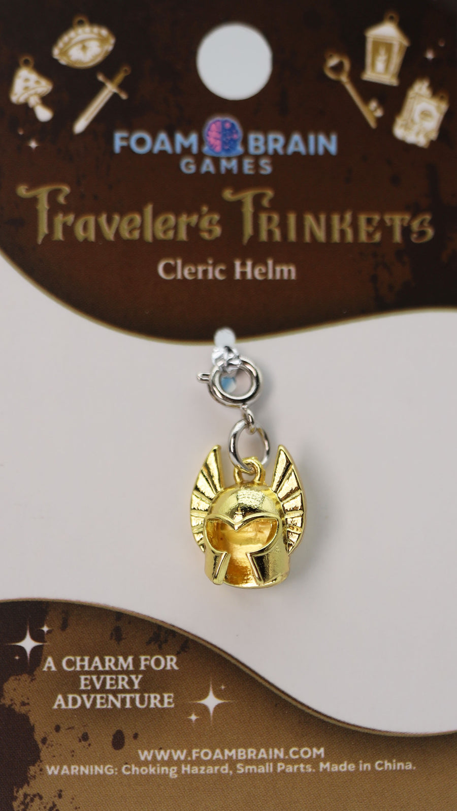 Traveler's Trinkets: Cleric Helm Charm