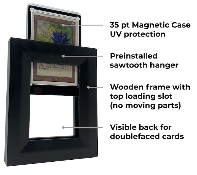 Frameamajigs - Collectable Card Frame - Black