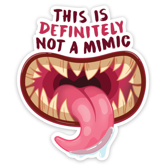 Forged Gaming: Sticker - Die Cut Vinyl - Waterproof - 3.5" - Not a Mimic