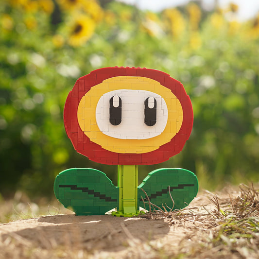 Life-Sized Fire Flower