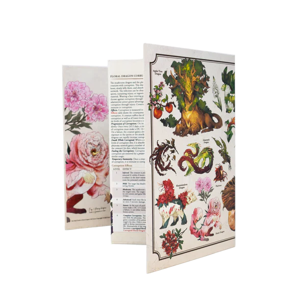 The Field Guide to Floral Dragons - Game Master Screen
