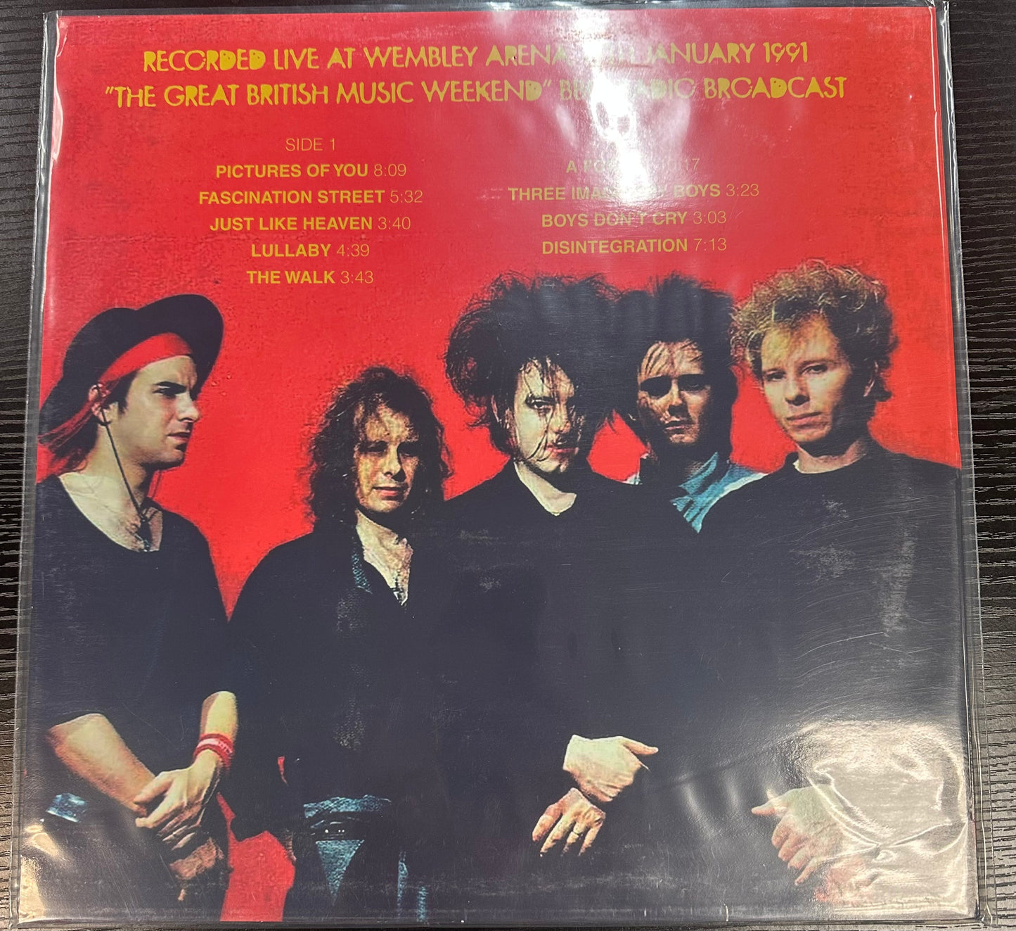 The Cure - Everything is Red, Lost in My Head *Unofficial* Vinyl LP Record