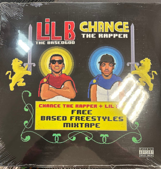 Chance The Rapper, Lil B – Chance The Rapper + Lil B = Free Based Freestyles Mixtape 2xLP Vinyl LP Record *Unofficial Release*
