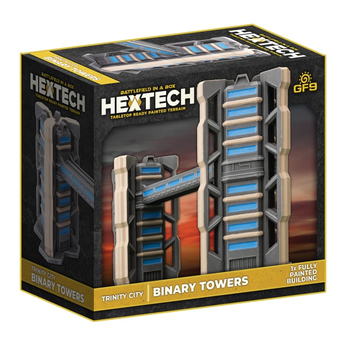 Battlefield in a Box: HexTech Trinity City - Binary Towers