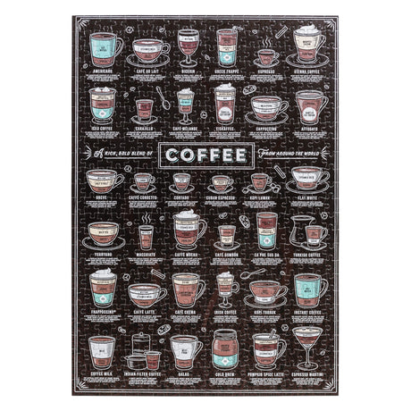 Ridley's Games Puzzles: Jigsaw Puzzle - 500 Pieces - Coffee Lover's