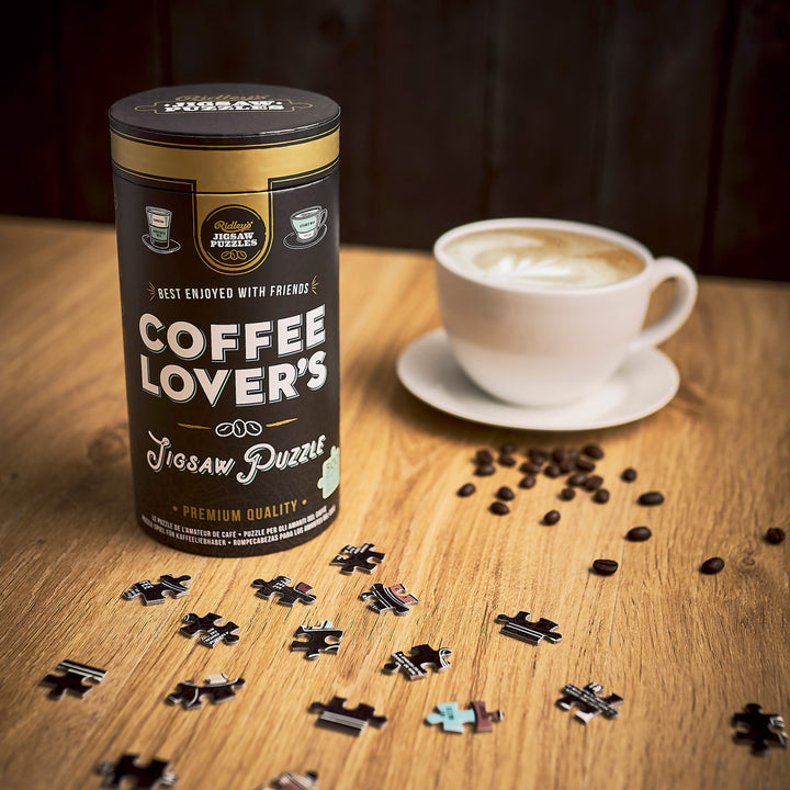 Ridley's Games Puzzles: Jigsaw Puzzle - 500 Pieces - Coffee Lover's