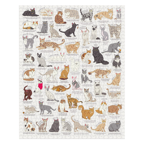 Ridley's Games Puzzles: Jigsaw Puzzle - 1000 Pieces - Cat Lover's