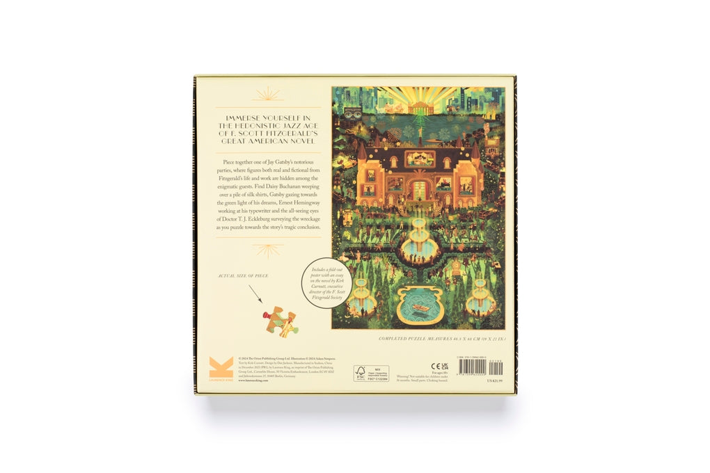 Laurence King Puzzles: Jigsaw Puzzle - 1000 Pieces - The World of - The Great Gatsby