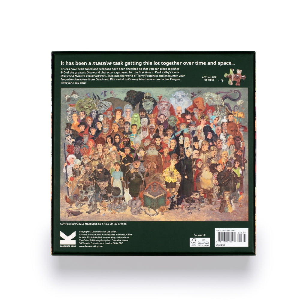 Laurence King Puzzles: Jigsaw Puzzle - 1000 Pieces - The World of - Terry Pratchett