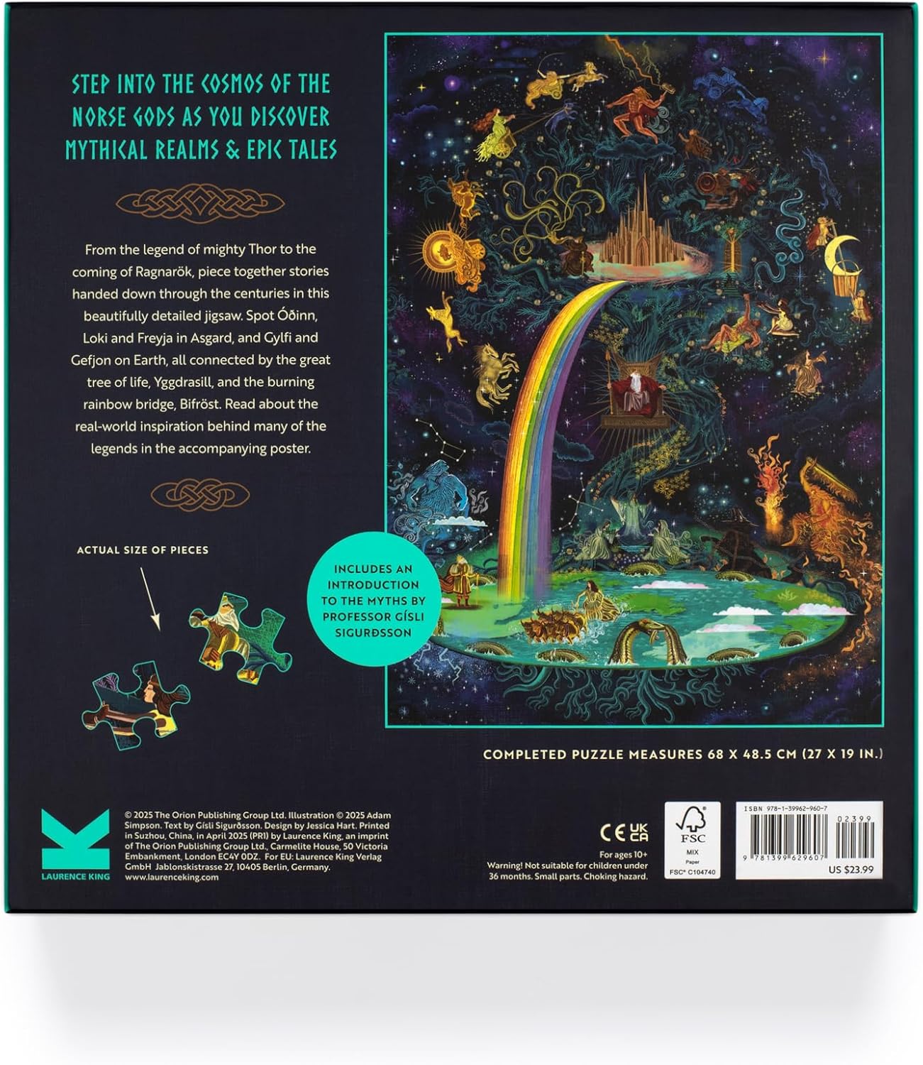 Laurence King Puzzles: Jigsaw Puzzle - 1000 Pieces - The World of - Norse Mythology