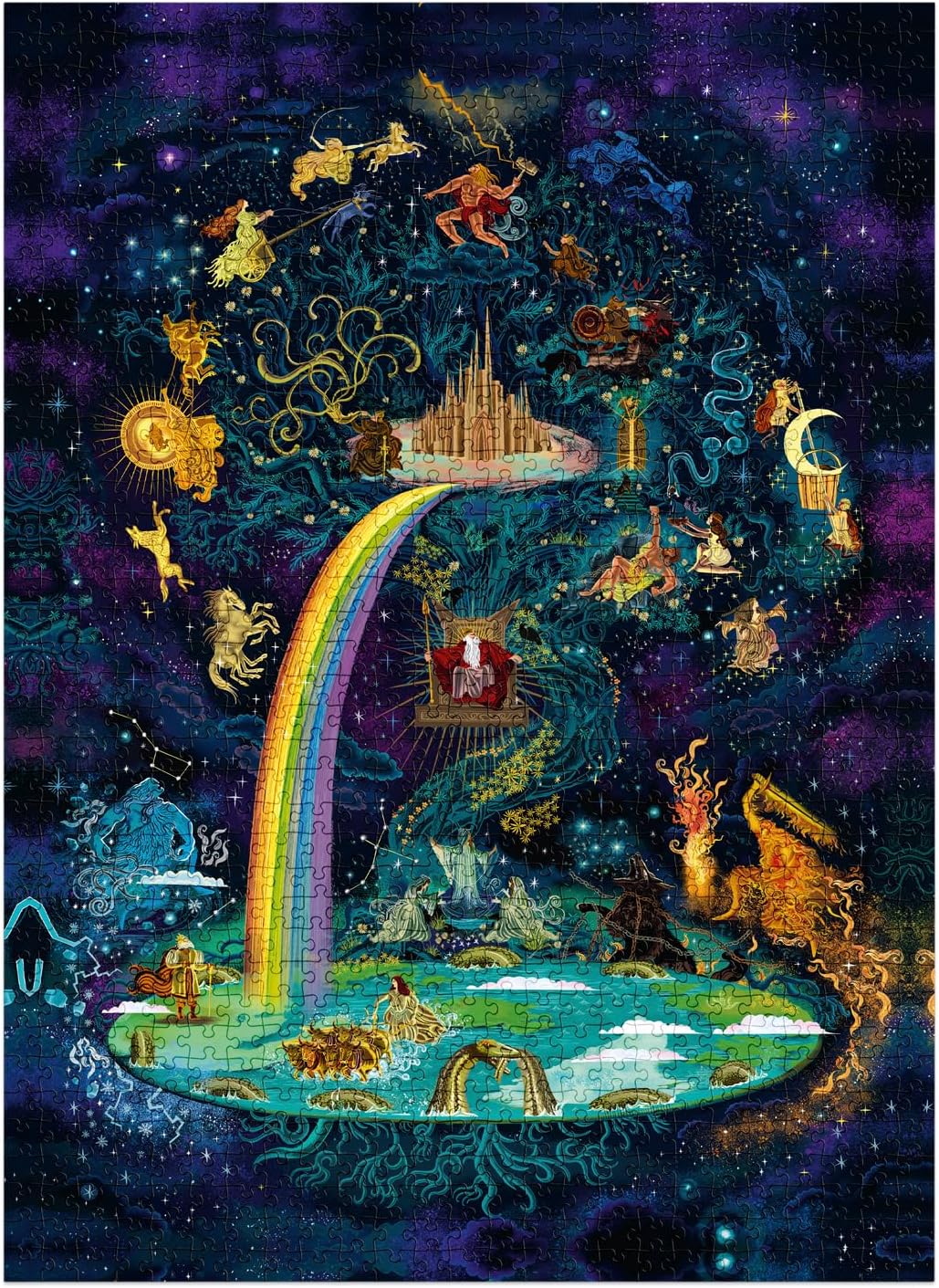 Laurence King Puzzles: Jigsaw Puzzle - 1000 Pieces - The World of - Norse Mythology