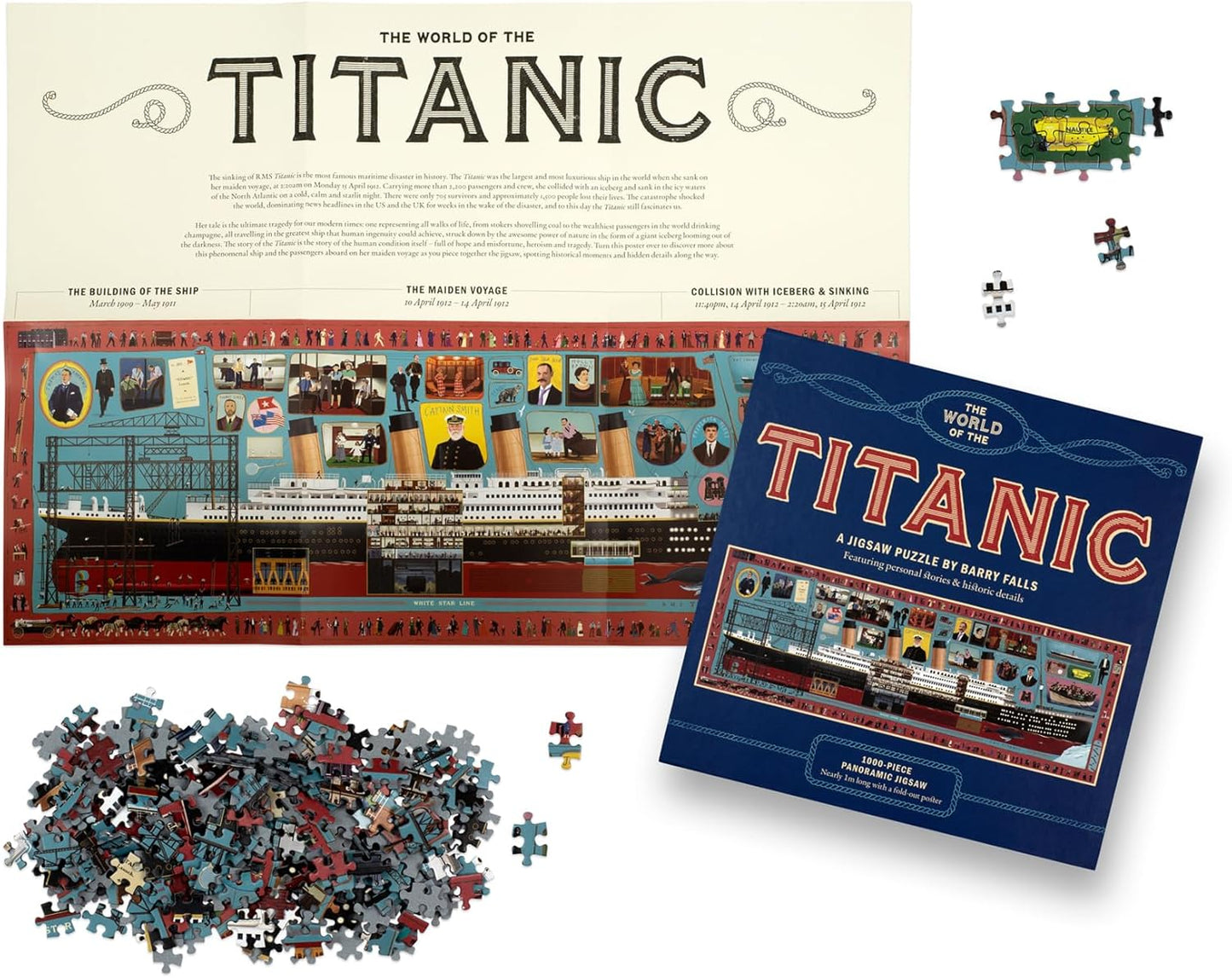 Laurence King Puzzles: Jigsaw Puzzle - 1000 Pieces - The World of - The Titanic