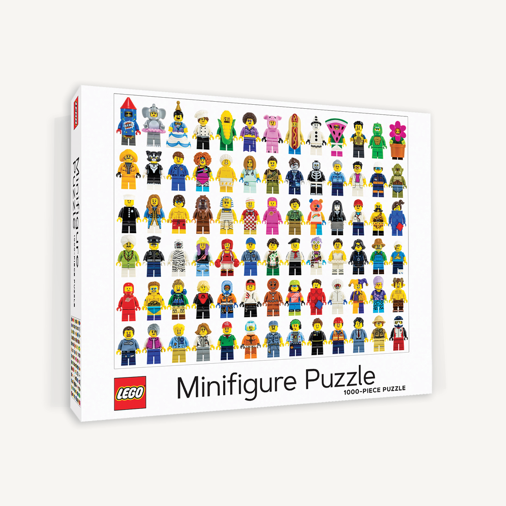 Chronicle Books Puzzles: Jigsaw Puzzle - 1000 Pieces - LEGO - Minifigure