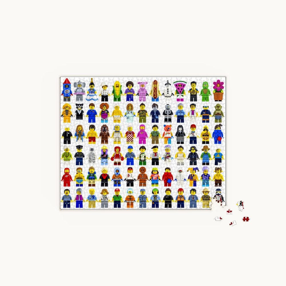 Chronicle Books Puzzles: Jigsaw Puzzle - 1000 Pieces - LEGO - Minifigure