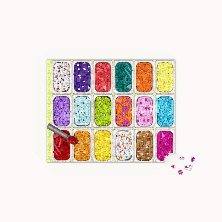 Chronicle Books Puzzles: Jigsaw Puzzle - 1000 Pieces - LEGO - Ice Cream Dream