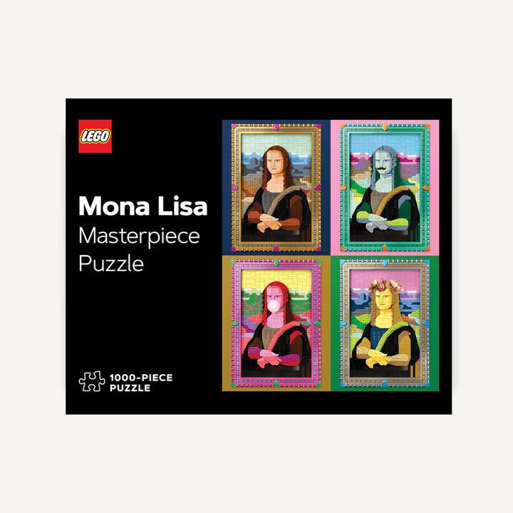 Chronicle Books Puzzles: Jigsaw Puzzle - 1000 Pieces - LEGO - Masterpiece Puzzle - Mona Lisa