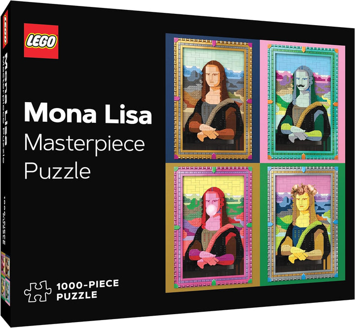 Chronicle Books Puzzles: Jigsaw Puzzle - 1000 Pieces - LEGO - Masterpiece Puzzle - Mona Lisa