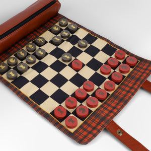 Chronicle Books: Pendleton - Chess & Checkers - Red Black Check Pattern