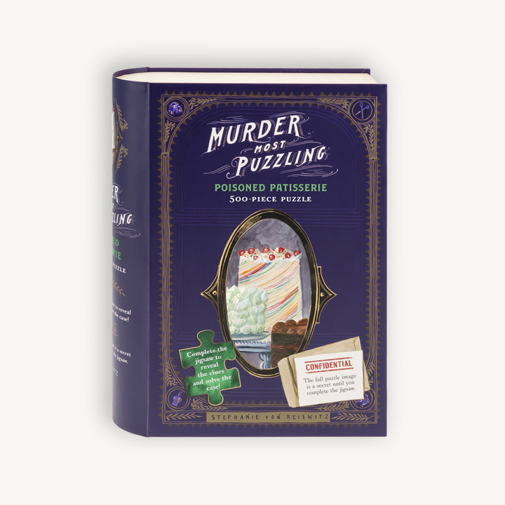 Chronicle Books Puzzles: Jigsaw Puzzle - 500 Pieces - Murder Most Puzzling - Poisoned Patisserie