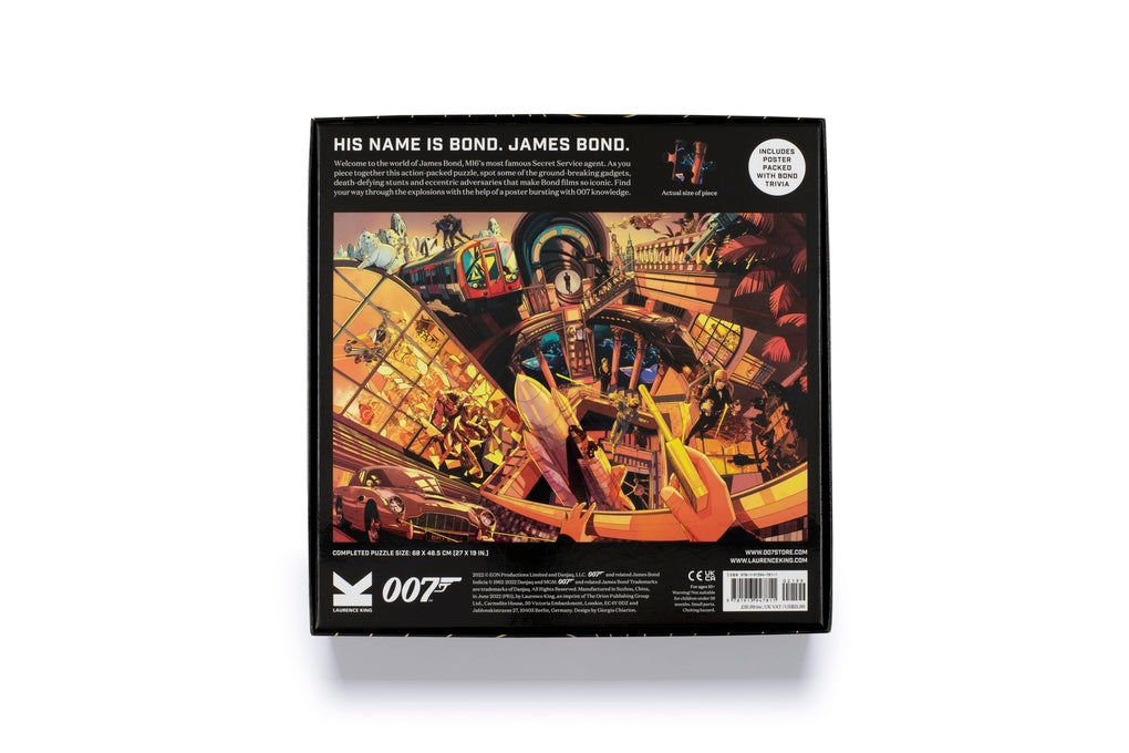 Laurence King Puzzles: Jigsaw Puzzle - 1000 Pieces - The World of - James Bond