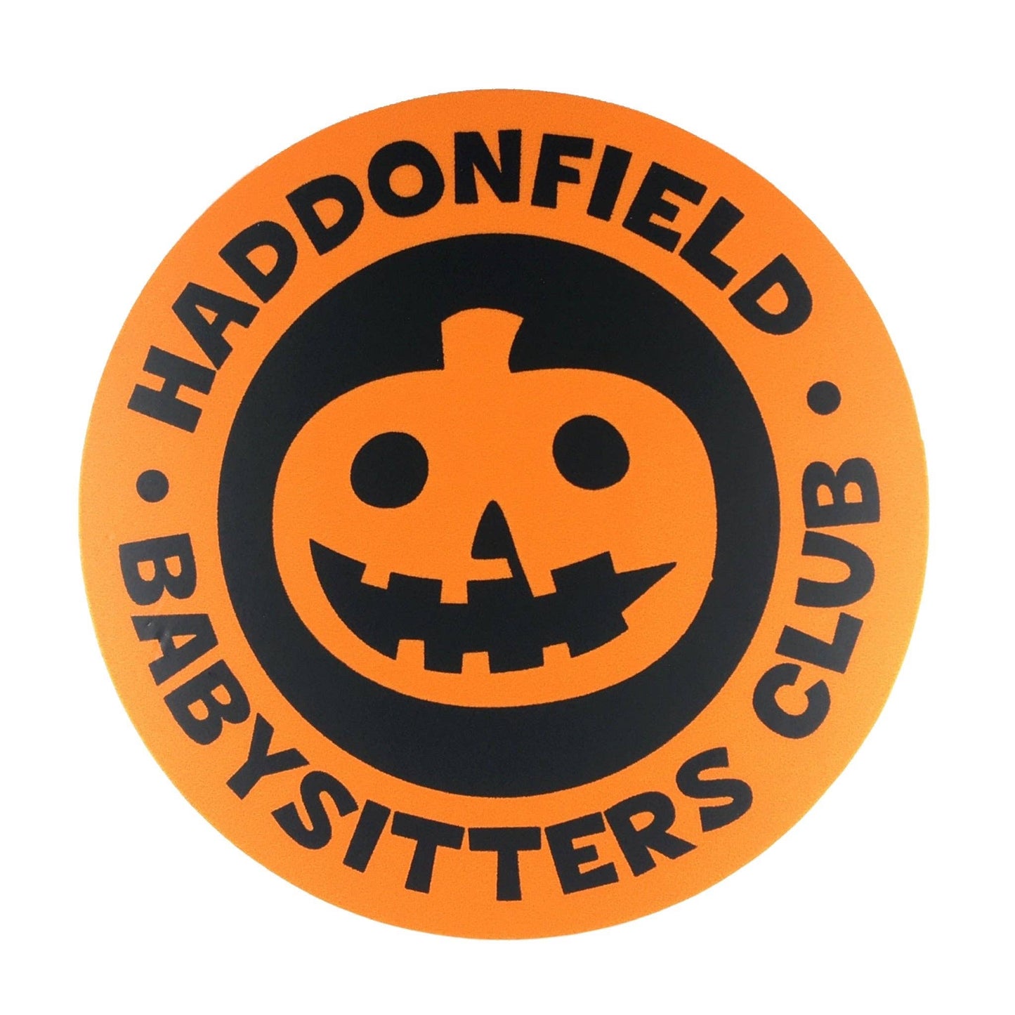 Haddonfield Babysitters Club Circle Sticker