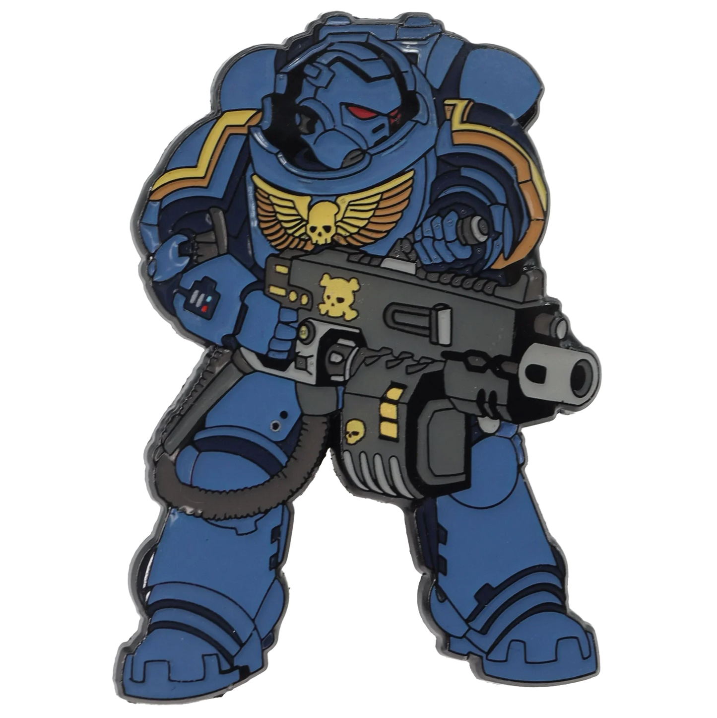 Foam Brain Mystery Loot: 40K Enamel Pins - Ultramarines vs Tyranids