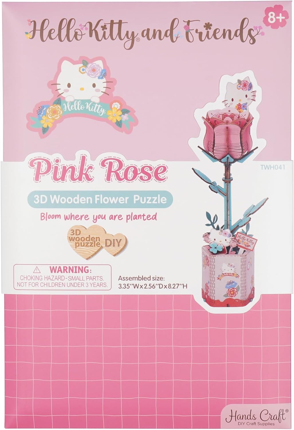 Hello Kitty® and Friends Hello Kitty Pink Rose