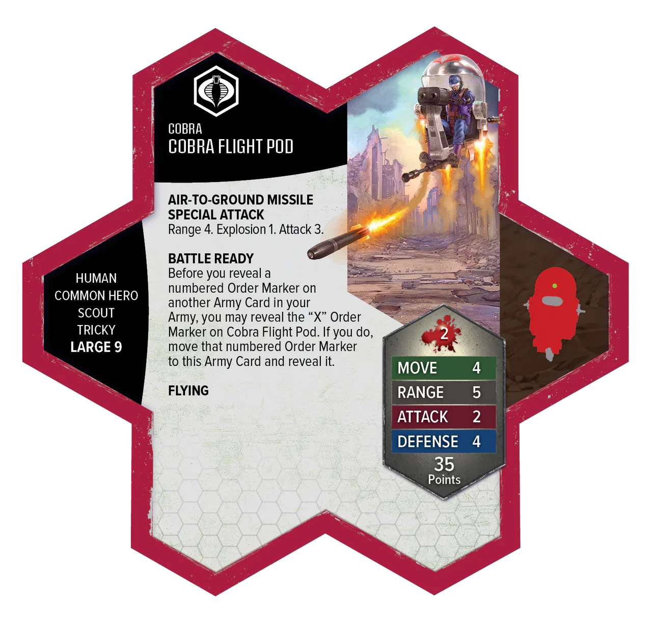 Heroscape: G.I. Joe - COBRA Troopers & COBRA Flight Pod Common Army Expansion
